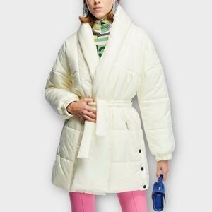 Nocturne Belted Oversized Puffer Jacket – Size 34 (NWT)